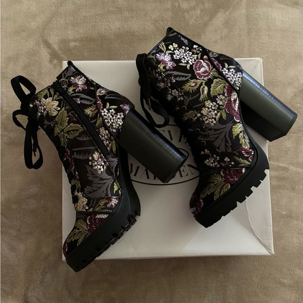Steven Madden Floral Boots
